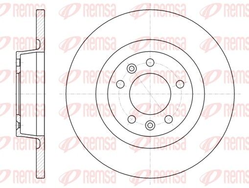 REMSA 61053.00 Brake Disc