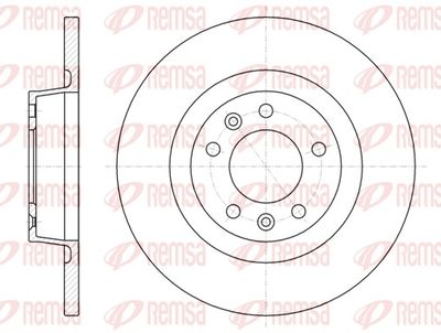 Brake Disc REMSA 61053.00