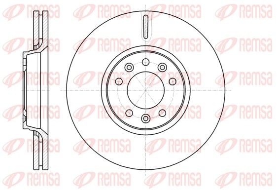 REMSA 61054.10 Brake Disc