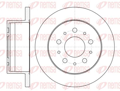 REMSA 61055.00 Brake Disc