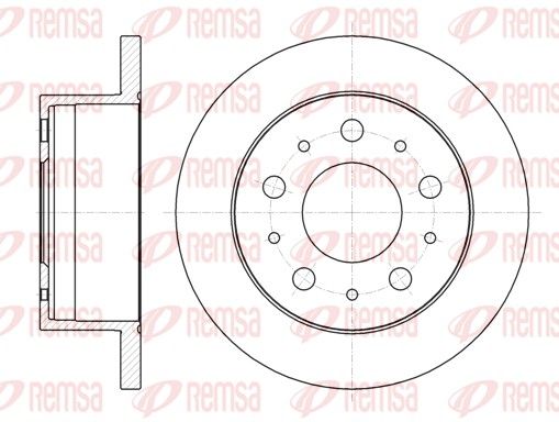 REMSA 61056.00 Brake Disc