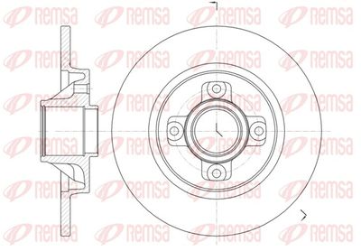 Brake Disc REMSA 61058.00