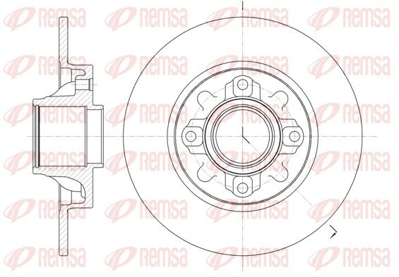 REMSA 61060.00 Brake Disc