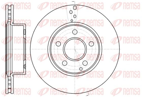 REMSA 61066.10 Brake Disc