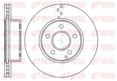 Brake Disc REMSA 61066.10