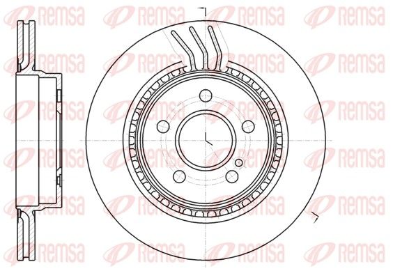 REMSA 61071.10 Brake Disc