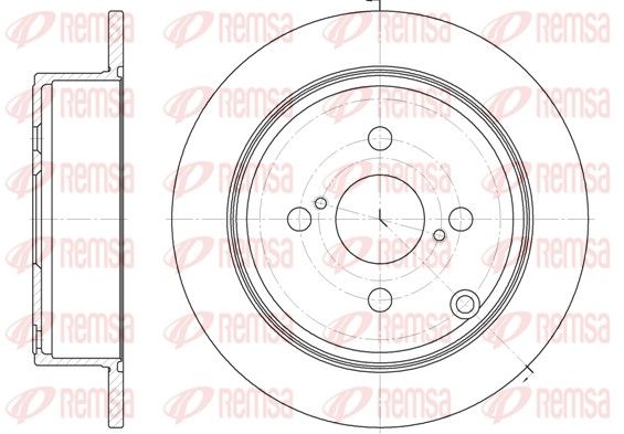 REMSA 61073.00 Brake Disc