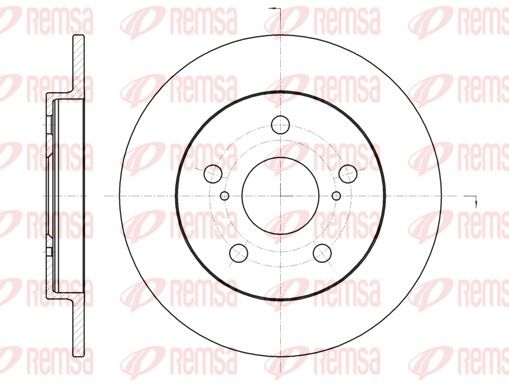 REMSA 61074.00 Brake Disc
