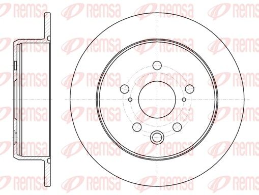 REMSA 61075.00 Brake Disc