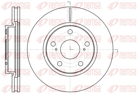 REMSA 61077.10 Brake Disc