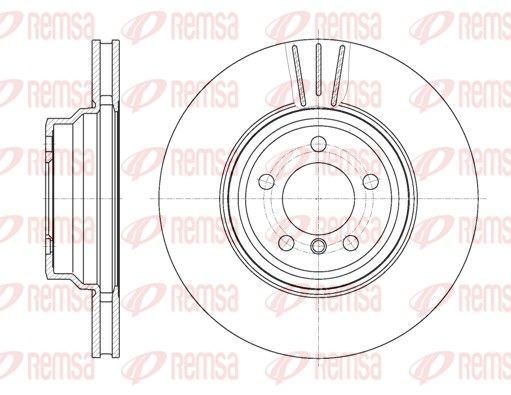 REMSA 61078.10 Brake Disc