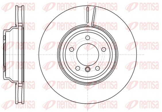 REMSA 61080.10 Brake Disc