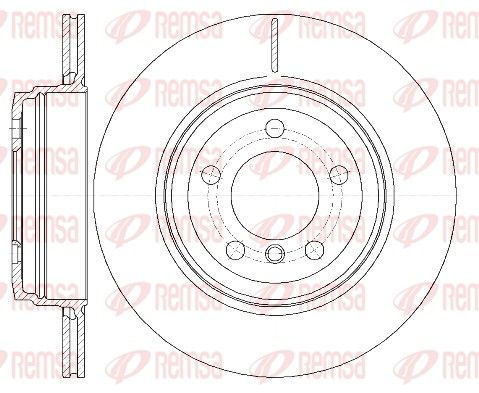 REMSA 61082.10 Brake Disc