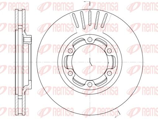 REMSA 61083.10 Brake Disc