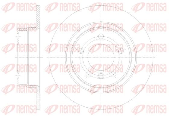 REMSA 61084.00 Brake Disc