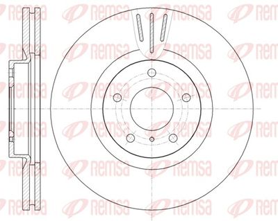 Brake Disc REMSA 61086.10