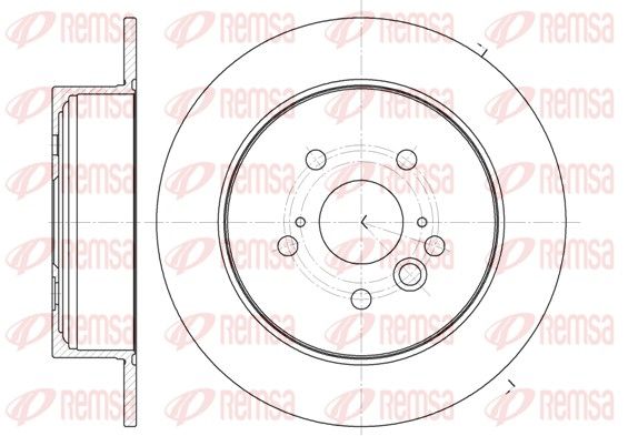REMSA 61089.00 Brake Disc
