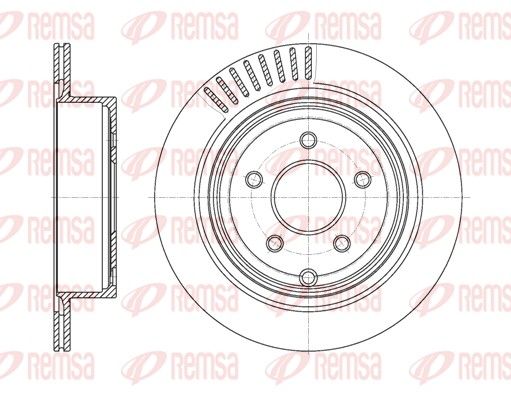 REMSA 61091.10 Brake Disc