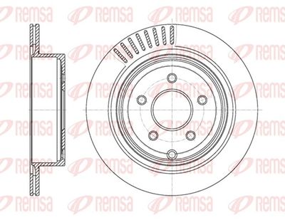Brake Disc REMSA 61091.10