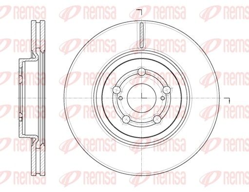 REMSA 61092.10 Brake Disc