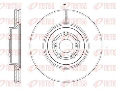 Brake Disc REMSA 61092.10