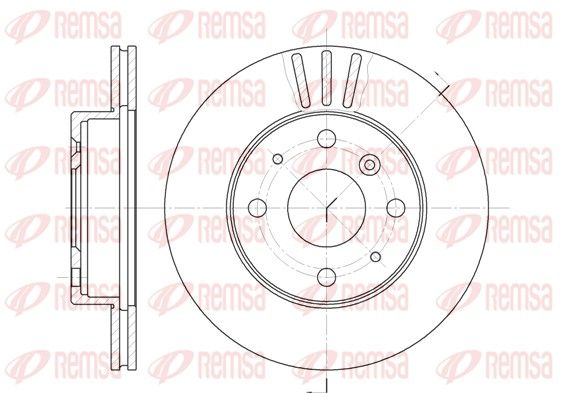 REMSA 61095.10 Brake Disc