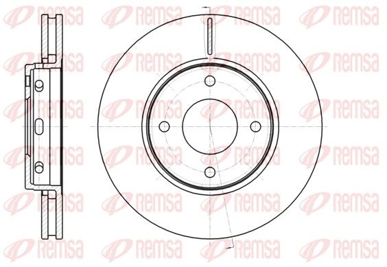 REMSA 61097.10 Brake Disc