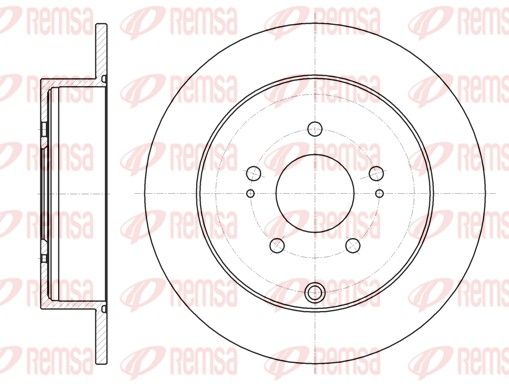 REMSA 61098.00 Brake Disc