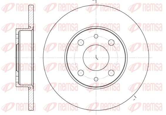 REMSA 6110.01 Brake Disc