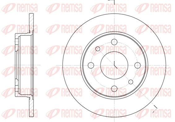 REMSA 6110.00 Brake Disc