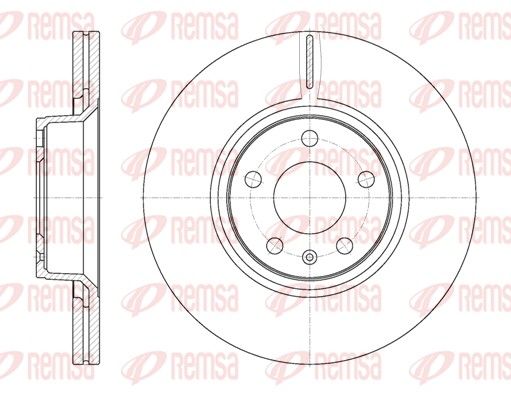 REMSA 61101.10 Brake Disc