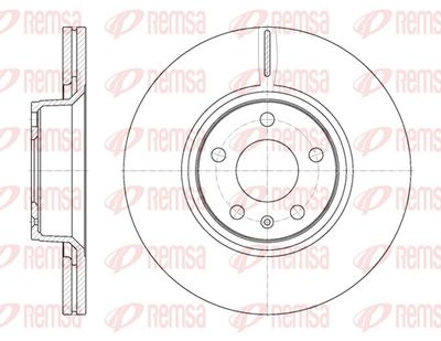 Brake Disc REMSA 61101.10