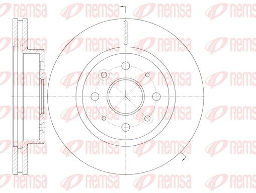 REMSA 61103.10 Brake Disc