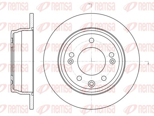 REMSA 61105.00 Brake Disc