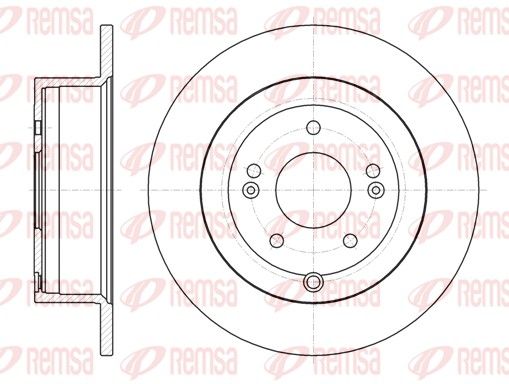 REMSA 61106.00 Brake Disc