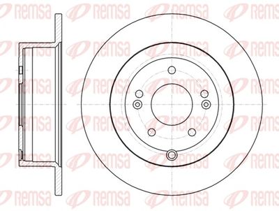 Brake Disc REMSA 61106.00