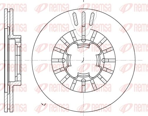 REMSA 61109.10 Brake Disc