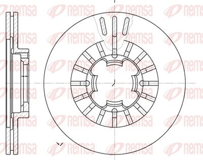 Brake Disc REMSA 61109.10