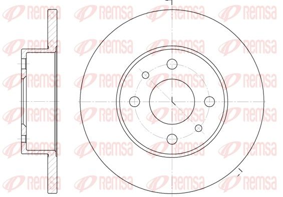 REMSA 6111.00 Brake Disc
