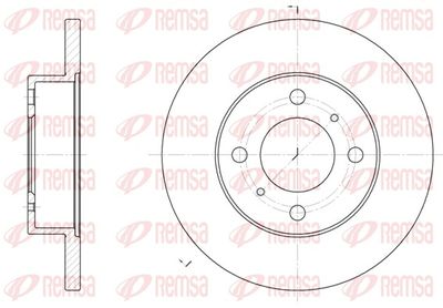 Brake Disc REMSA 61117.00