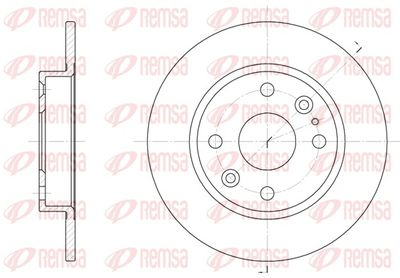 Brake Disc REMSA 61119.00