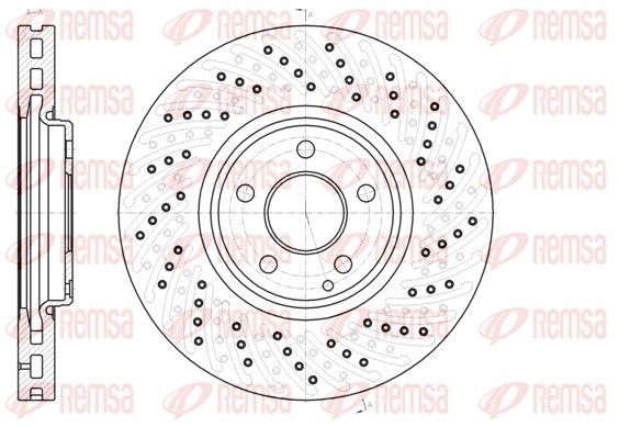 REMSA 61123.10 Brake Disc