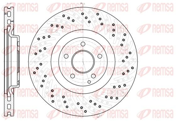 REMSA 61124.10 Brake Disc