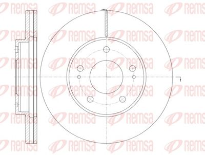 Brake Disc REMSA 61130.10