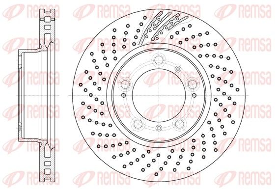 REMSA 61133.10 Brake Disc