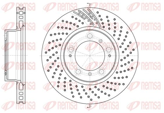 REMSA 61133.11 Brake Disc