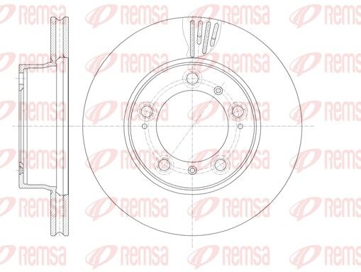 REMSA 61135.10 Brake Disc