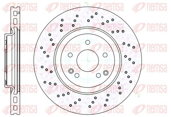 REMSA 61138.10 Brake Disc