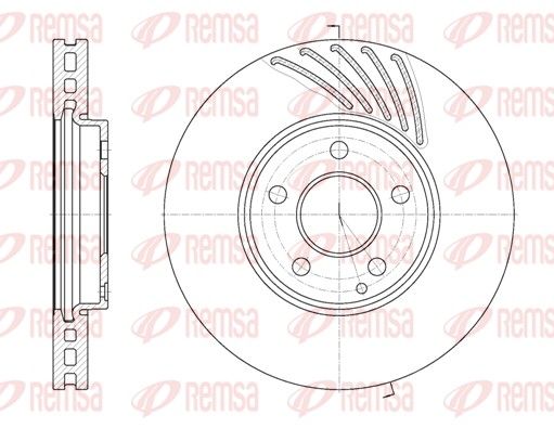 REMSA 61140.10 Brake Disc