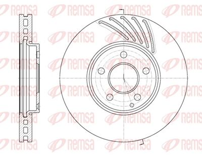 Brake Disc REMSA 61140.10